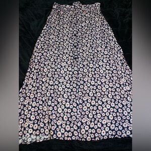 Skirt - Navy and White Floral